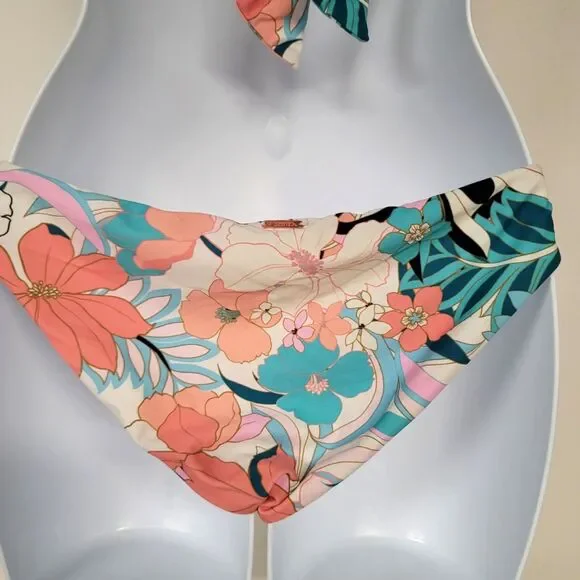 Raisins Hippy Chic Tropical Print Bikini Size Small - Picture 7 of 8